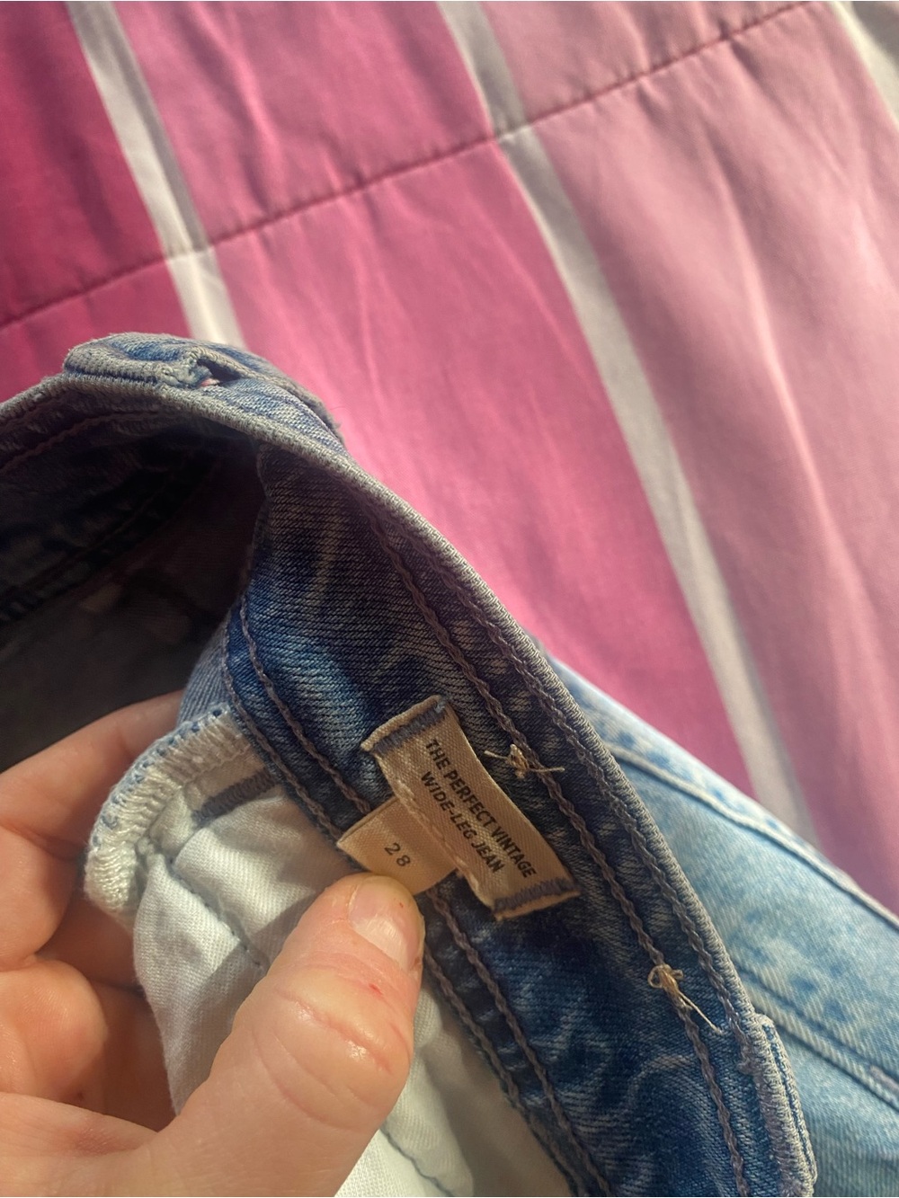 Madewell The Perfect Vintage Pintuck High Waist Wide Leg Jeans - Picture 5 of 9